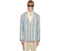 Blue Striped Blazer