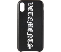 Black Gothic Logo iPhone XS Case
