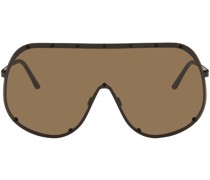 Black & Brown Shield Sunglasses