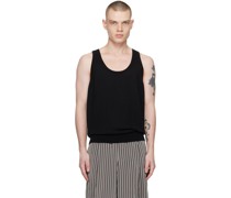 Black Panel Tank Top