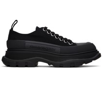 Black Tread Slick Sneakers