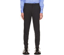 Gray Tapered Trousers