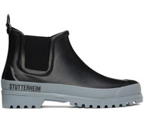 Black & Gray Novesta Edition Rainwalker Chelsea Boots