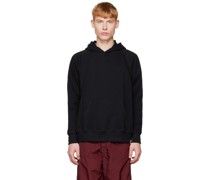 Black Raglan Sleeve Hoodie