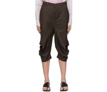 Brown Cyclone 3/4 Trousers