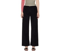 Black Drawstring Trousers