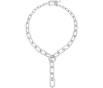 Silver Justin Davis Edition Chain Necklace