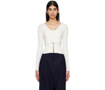 Off-White Two-Way Cardigan