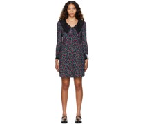 Navy Cherry Minidress