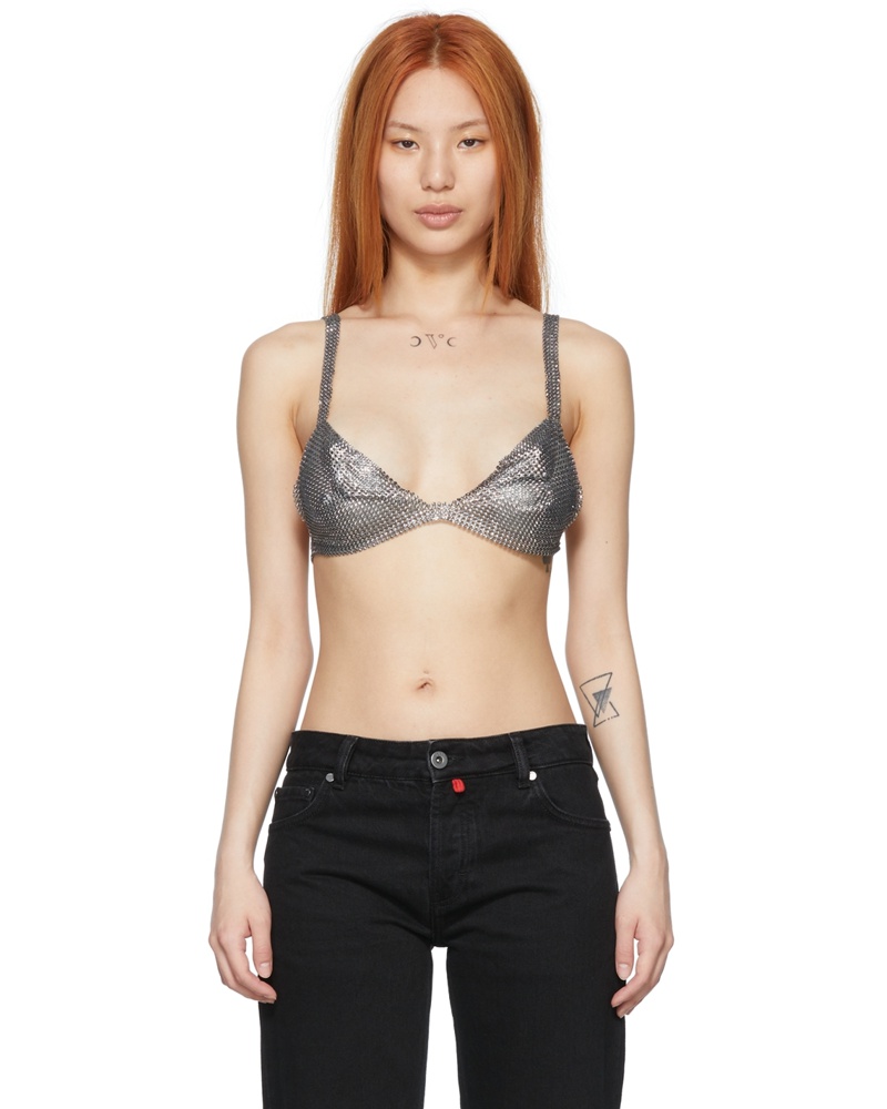 032c Damen Silver Joan Of Arc Bra