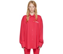 Pink Slogan Shirt