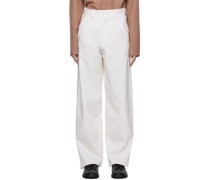 Off-White Paneled Trousers