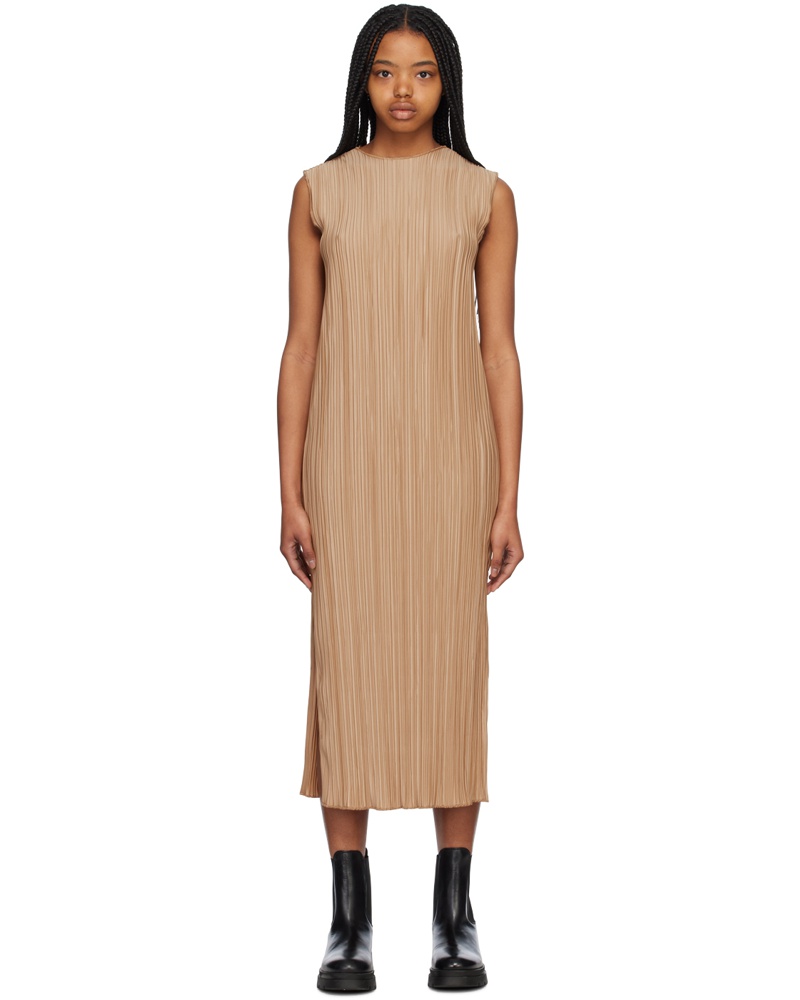 Anine Bing Damen Brown Melanie Midi Dress