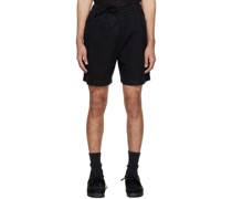 Black Asym Shorts