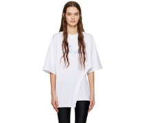 White Asymmetric T-Shirt