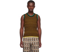 Orange & Black Franky Tank Top
