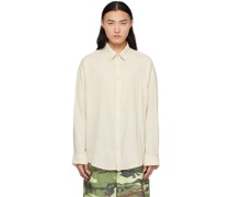 Off-White Button-Up Shirt