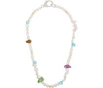 Multicolor Pearl 'La Croisette' Necklace