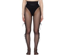 Black Lacing Tights