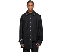 Black Shelley Denim Shirt