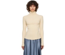 Yellow Rib Turtleneck