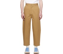 Tan Significant Tag Trousers