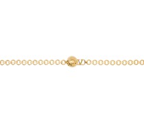 Gold VLogo Chain Belt