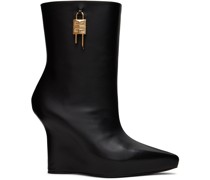 Black G-Lock Ankle Boots