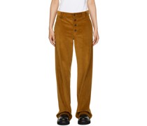 Tan Twisted Trousers