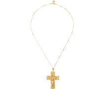 Gold VC009 Cross Pendant Necklace