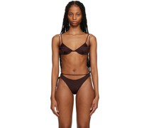 Brown 'Le Haut de Maillot Barco' Bikini Top