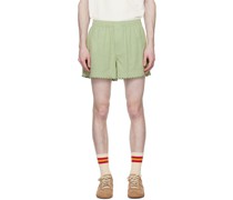Green Zig-Zag Shorts