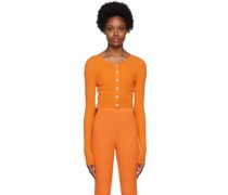 Orange Deco Cardigan