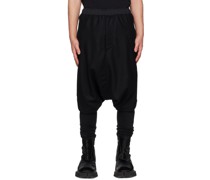 Black Layered Trousers