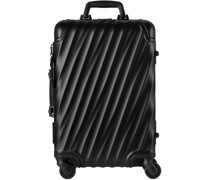 Black 19 Degree Aluminium Continental Carry-On Case