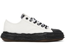 White & Black Peterson 23 Sneakers