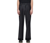 Gray Wide Trousers