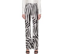 Black & White Print Lounge Pants