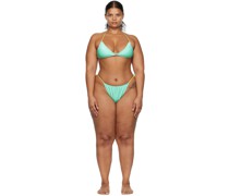SSENSE Exclusive Green Isa & Nova Bikini