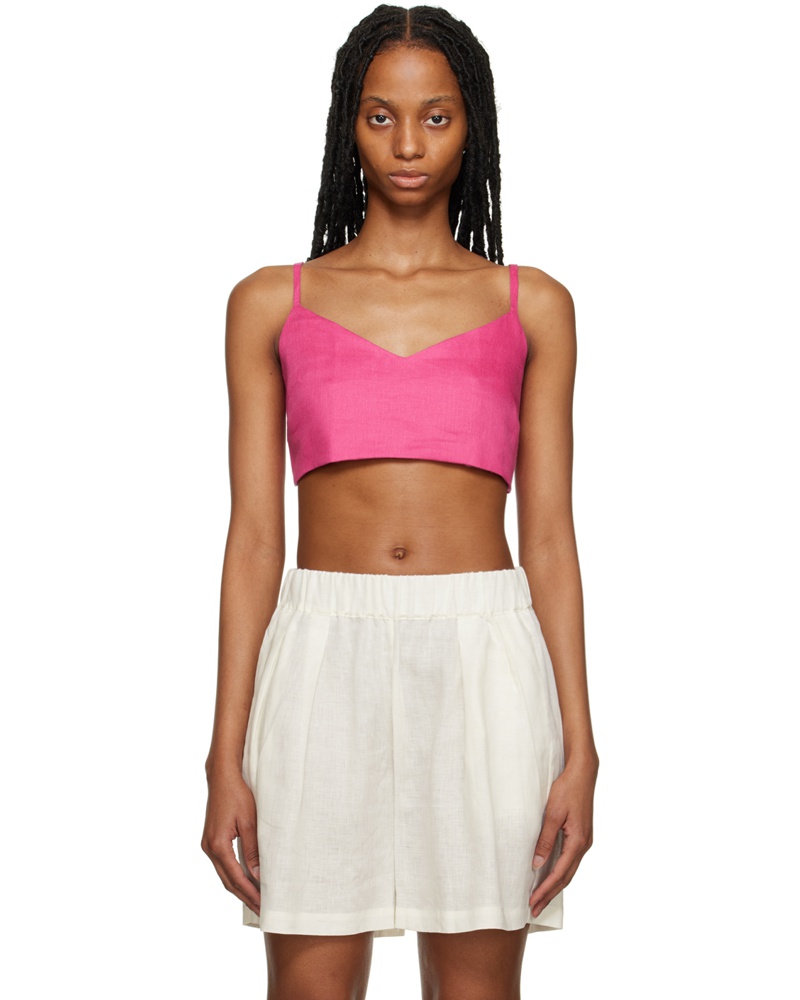 ASCENO Damen Pink Ezra Tank Top