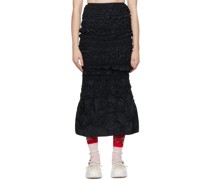 Black Venus Midi Skirt