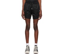 Black Recycled Polyester Shorts