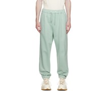 Green Four-Pocket Sweatpants