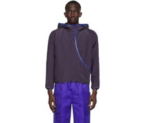 Purple Taffeta Wrap Jacket