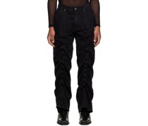 Black Classic Wire Jeans