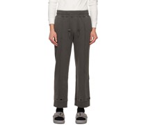 Gray Agitator Distressed Lounge Pants