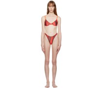 SSENSE Exclusive Red & Brown Paloma & Luz Bikini