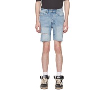 Blue Chopper Denim Shorts