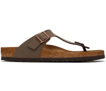 Brown Gizeh Sandals