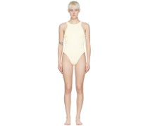 Beige Twy One-Piece Swimsuit
